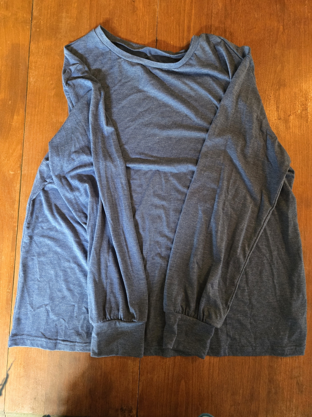 Women's Long-Sleeve Crew Neck Sweater - Blue